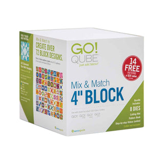 Accuquilt Go! Qube  4" Mix & Match Block (55229)