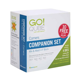 Accuquilt Go! Qube  4" Companion Set Corners (55230)