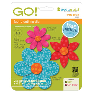 Accuquilt Go! Crazy Petals (55326)
