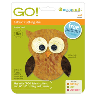 Accuquilt Go! Owl (55333)