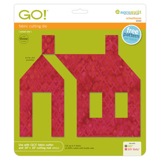 Accuquilt Go! - Die Schoolhouse (55344) - Discontinued NLA