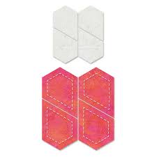 Accuquilt Go! English Paper Piecing Jewel Petal (1" Finished) (55346)