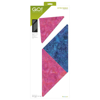 Accuquilt Go! Setting Triangles 9" Finished (55552)