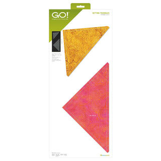 Accuquilt Go! Setting Triangles 10" Finished (55553)