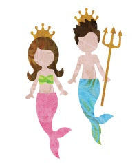 Accuquilt Go! Mermaid King & Queen (55619) - Discontinued 