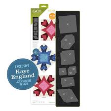 Accuquilt Go! Odette Block 11" Finished by Kaye England (55670)