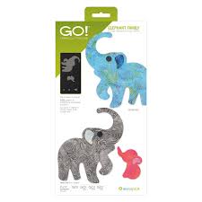 Accuquilt Go! Elephant Family (55674)