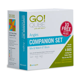 Accuquilt Go! Qube  6" Companion Set Angles (55788)