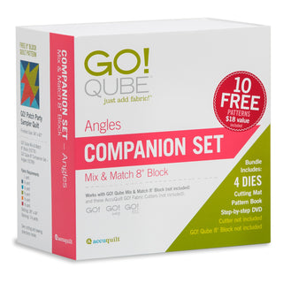 Accuquilt Go! Qube  8" Angles Companion Set (55789)