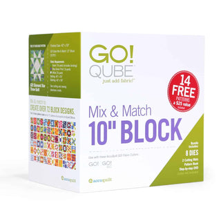 Accuquilt Go! Qube 10" Mix and Match Block (55797)