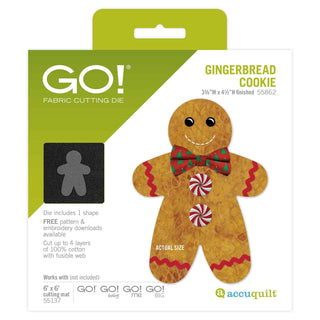 Accuquilt Go! Gingerbread Cookie (55862)