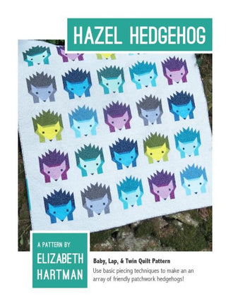 Hazel Hedgehog Quilt Pattern by Elizabeth Hartman