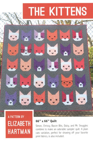 The Kittens Quilt Pattern by Elizabeth Hartman