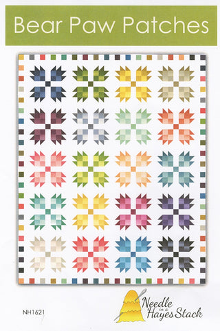 Bear Paw Patches Pattern by Needles in a Hayes Stack 