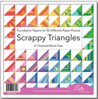 Scrappy Triangle Foundation Paper-Piecing Pad 6" Finished Blocks