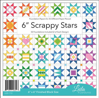 Scrappy Stars Foundation Pad 6' Finished Blocks