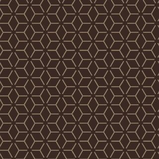 Kimberbell Basics Connected Stars Brown Per Mtr