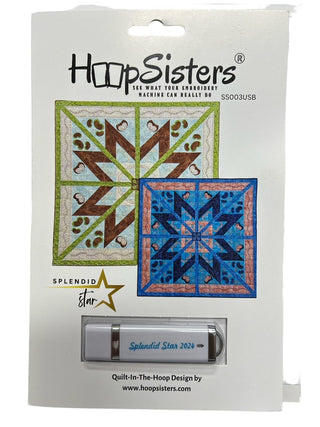 HoopSisters Splendid Star Embroidery USB