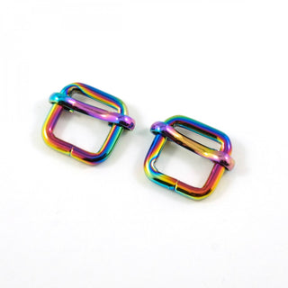 Emmaline Bags Strap Sliders for 0.5" (12mm) Straps Rainbow 2 pk