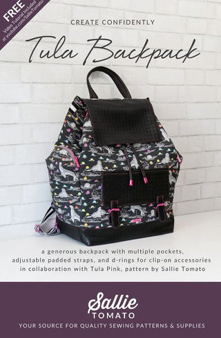 Tula Backpack Paper Pattern by Sallie Tomato