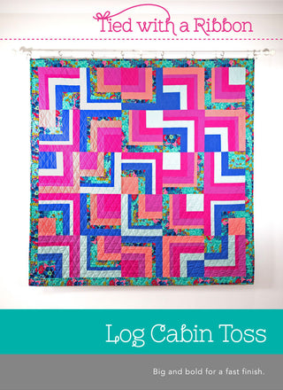 Log Cabin Toss Quilt Pattern