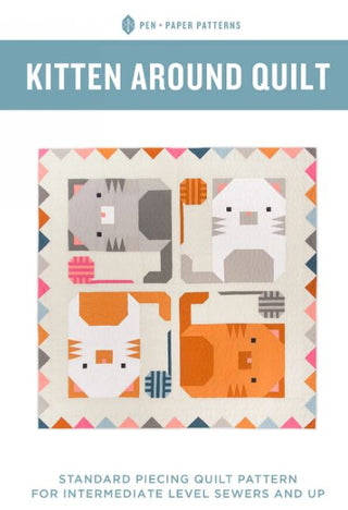 Kitten Around Quilt Pattern