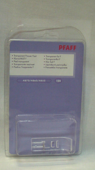 Pfaff Overlocker Transparent Foot F (472/4862/4852) NLA 