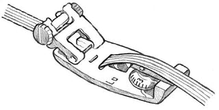 Husqvarna Viking Elastic Foot with Guide ( 1-8 )