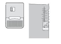 Pfaff Gathering Foot Clear (B C D E F G J)  NLA