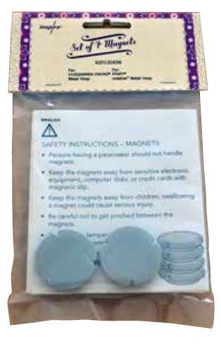 Inspira Magnets for Metal Hoop Set of 4 (Pfaff, Husqvarna Viking)