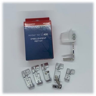 Husqvarna Viking Overlocker Embellishment Feet Kit  (Amber Air S400)