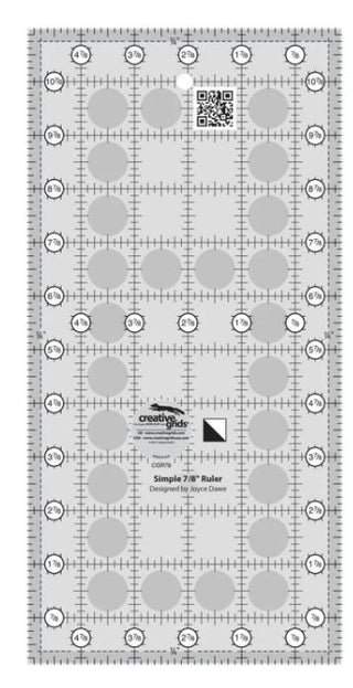 Creative Grids Simple 7/8" Ruler