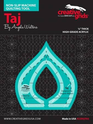 Creative Grids Machine Quilting Ruler Taj