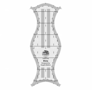 Creative Grids Machine Quilting Ruler Elvira