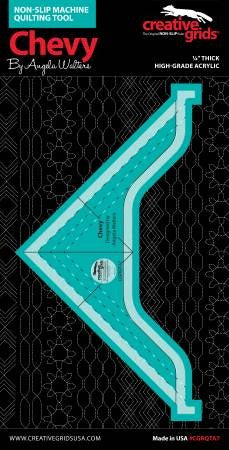 Creative Grids Machine Quilting Ruler Chevy