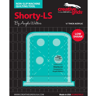 Creative Grids Machine Quilting Ruler Low Shank Shorty