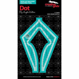 Creative Grids Machine Quilting Ruler Dot