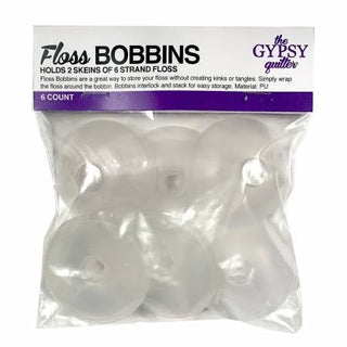 The Gypsy Quilter Floss Bobbins 6ct