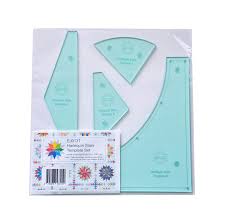 Emma Jean Janson Harlequin Stars Acrylic Template Set