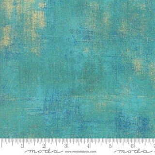 Moda Grunge Metallic Peacock #524 Per Mtr