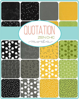 2.5" Jelly Roll Moda Quotation by Zen Chic