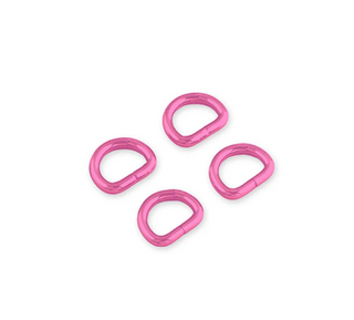 Tula Pink Sallie Tomato D-Rings 0.5 inch Set of 4