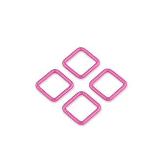 Tula Pink Sallie Tomato Rectangle Rings 3/4" Set of 4