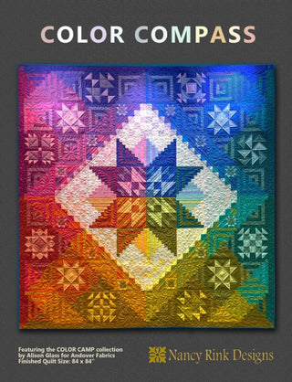 Colour Compass Quilt Pattern Book by Nancy Rink Designs