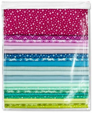 Elizabeth Hartman Sunshine Paintbox Quilt Kit, includes binding & pattern