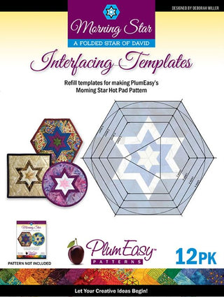 Morning Star Interfacing Templates 2 pk