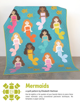 Elizabeth Hartman Mermaids Quilt Pattern
