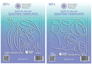 Pauline's Quilters World QAYG Quilting Templates Set I 