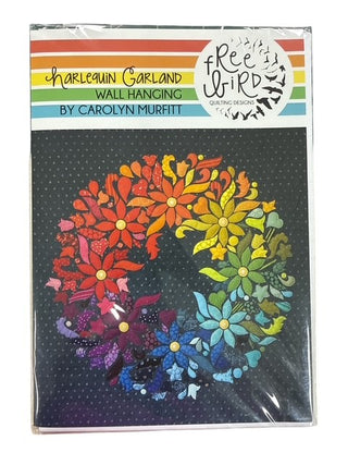Harlequin Garland Quilt Pattern by Free Bird Quilting Designs