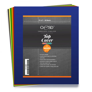 OESD Top Cover Topping Colour Variety Pack  8" x 9" (20cm x 22.8cm) sheets x 20